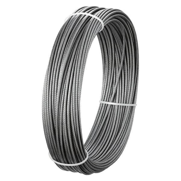 Wire Rope Kit, 35.1 m, 2 mm, 304 rustfrit stål, stål, gør-det-selv