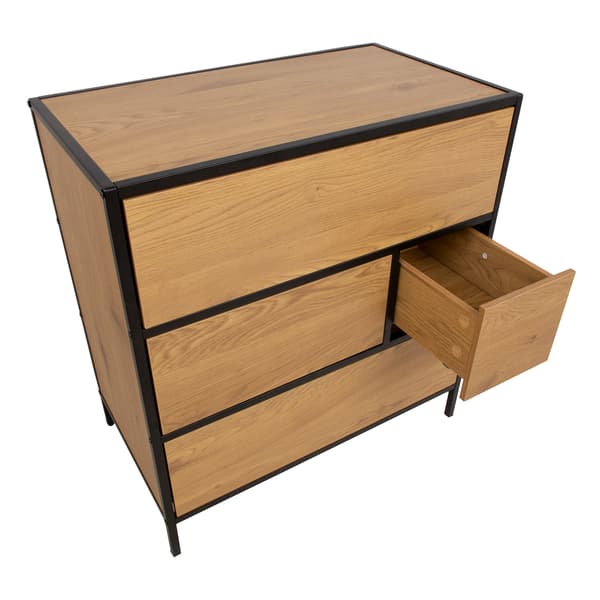 Skænk HEDVIG 70x40x74,5 cm Ask Sort