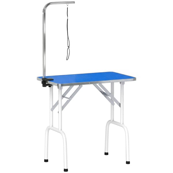 Hundvårdsbord 81x48,5x80 cm blå