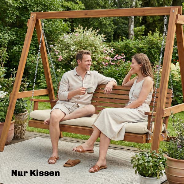 Sittdyna 198x65x13 cm Beige Polyester
