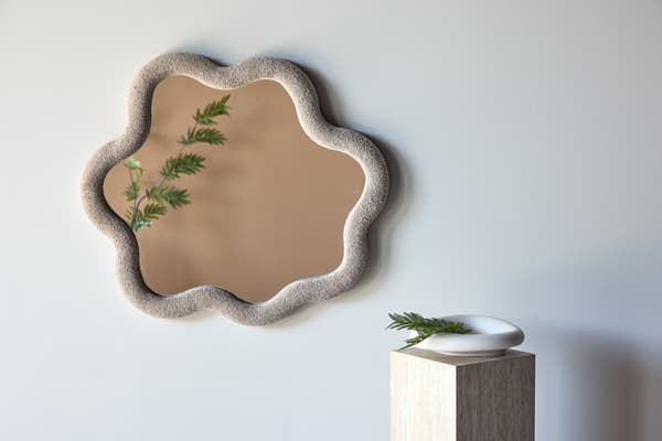 Spejl Kungsbacka 70x70 cm Beige
