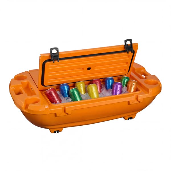 Kelluva viilennin 96x59.5x26.5 cm Oranssi LLDPE