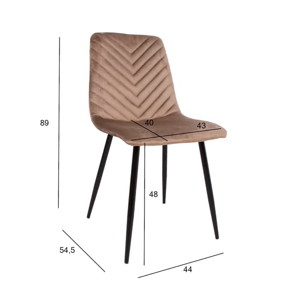 Stol BRIE 45x53x89 cm beige