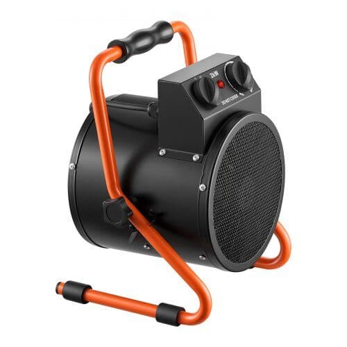 Drivhusvarmer BG-E2A-01 2000W 27x22x32.5 cm sort/orange
