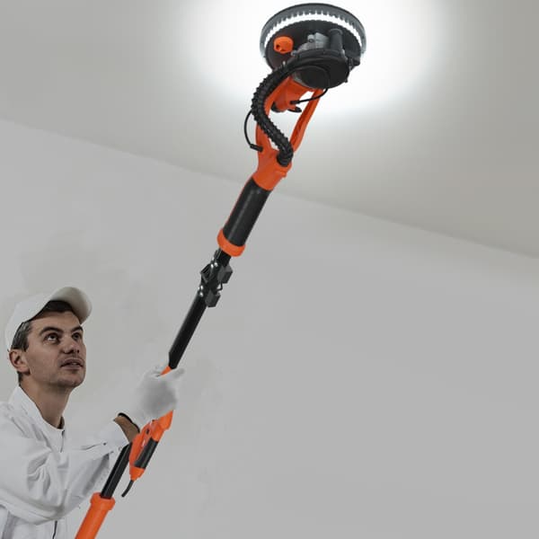 Elektrisk gipspladesliber 150-175 cm orange-sort