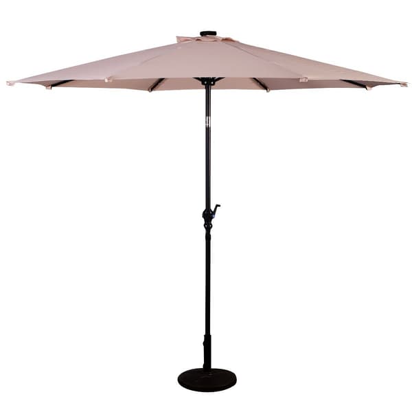 Puutarjaparasoli, 300x300x250 cm, Beige