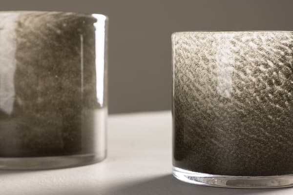Lanterne Gloria 10x10 cm Grøn Glas