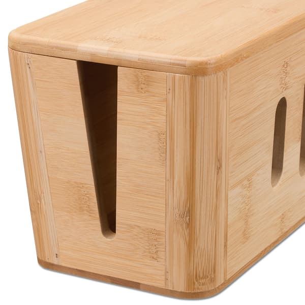 Kabelbox, 16.5x44x16 cm, Natur, Bambu, Kodustaar