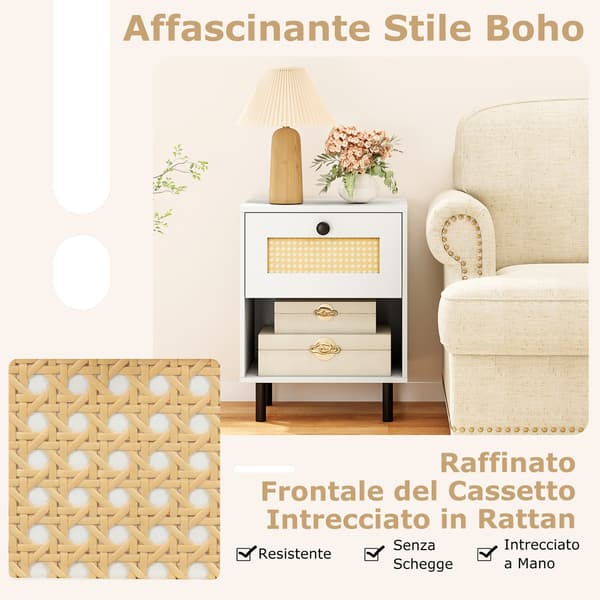 Natskabe 2 stk 40x30x52 cm hvide/sorte