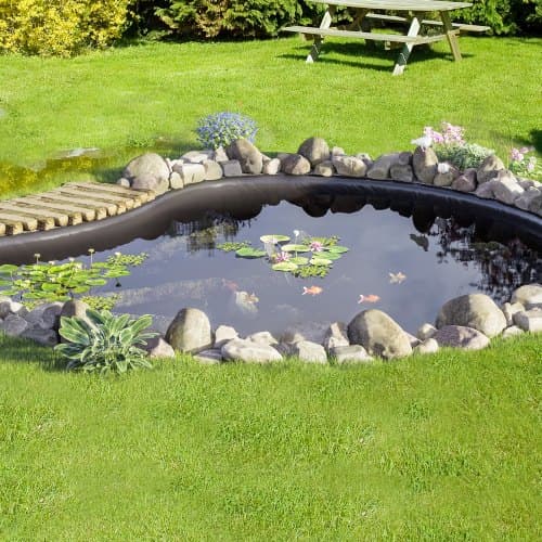 Bassindug, 900x1060 cm, Sort, EPDM-materiale