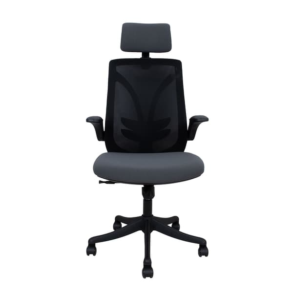 Kontorstol TANDY 62,5x64x116-126 cm Grå Sort