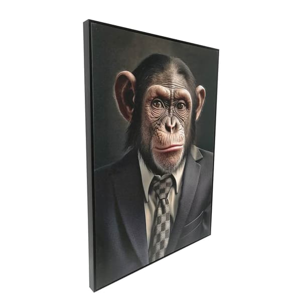 Vægkunst Mr. Monkey 50x70x3 cm