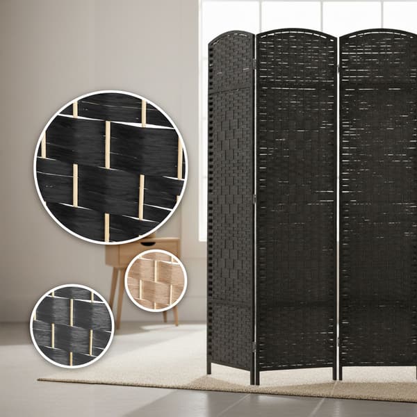 Foldeskærm 170x120x2 cm træ, Kodustaar
