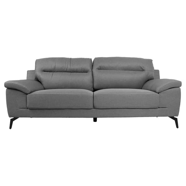 Soffa ENZO 205x83x92 cm grå tyg