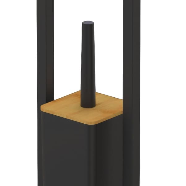 WC-setti, 76,5x28x18 cm, vaaleanruskea/musta, bambu, Kodustaar
