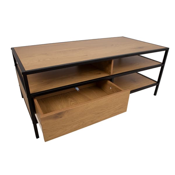 Soffbord HEDVIG 100x50x40 cm Ask Svart