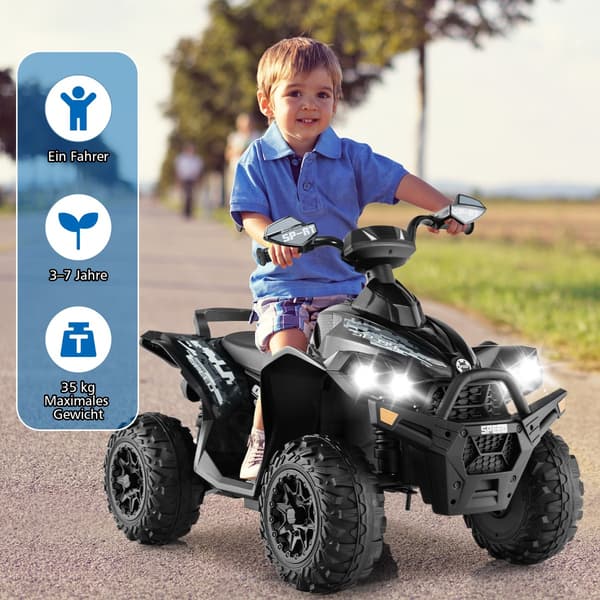 Elektrisk ATV, 60x94x73 cm, Sort , Star