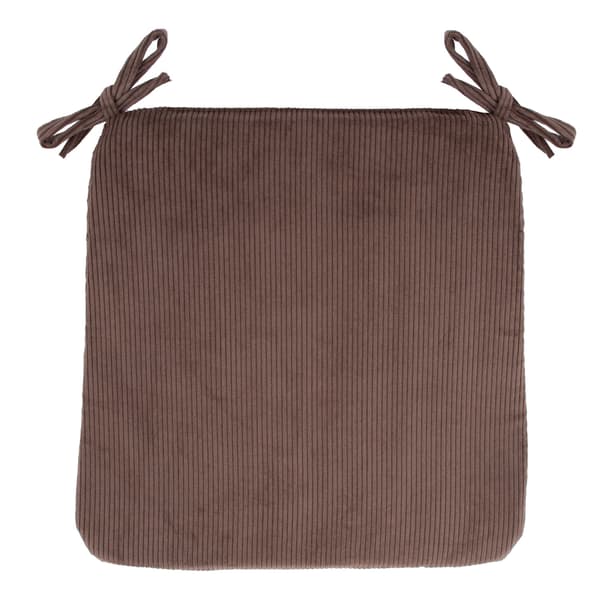Stolsdyna 39x39 cm Brun Tyg