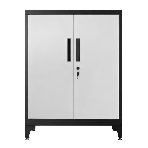 Arkivskab 40x80x90 cm grå, stål
