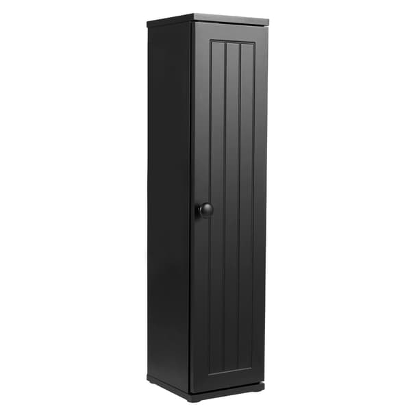 Badeværelsesskab 16x17x69 cm sort