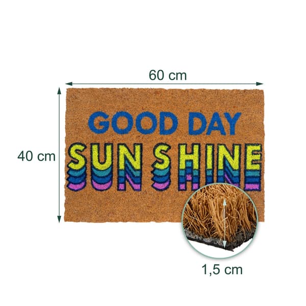 Good Day Sunshine kokosmåtte, Kodustaar