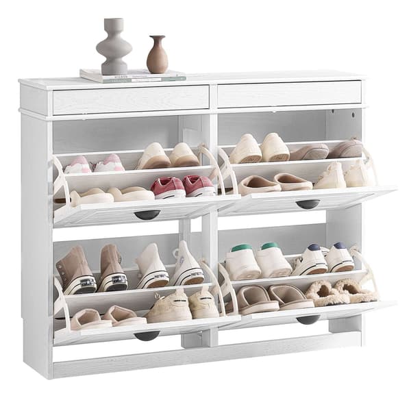 Skoskabinet, 103x23x82 cm, Hvid
