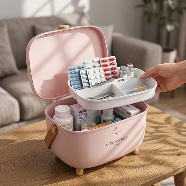 Medicinskåp Plastförvaring, Kodustaar