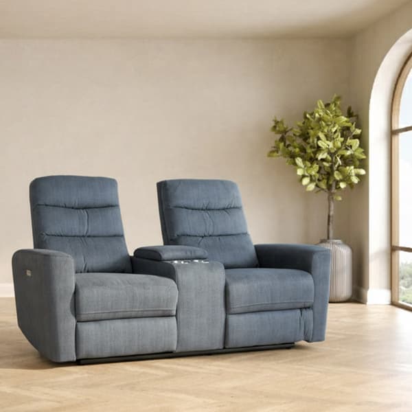 Fåtöljsoffa Gaston 182x85x104 cm Blå