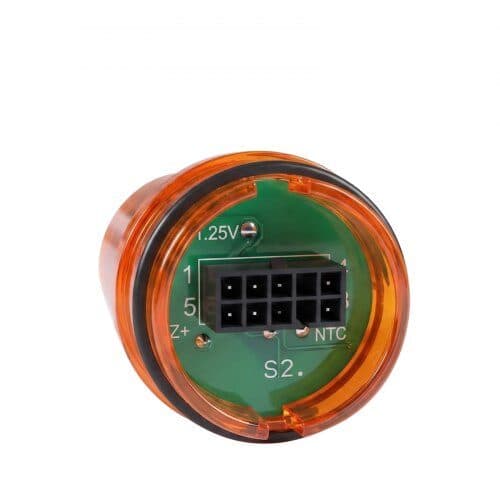 Fødevarer pH-meter PH012 44x44x220 mm orange/sort