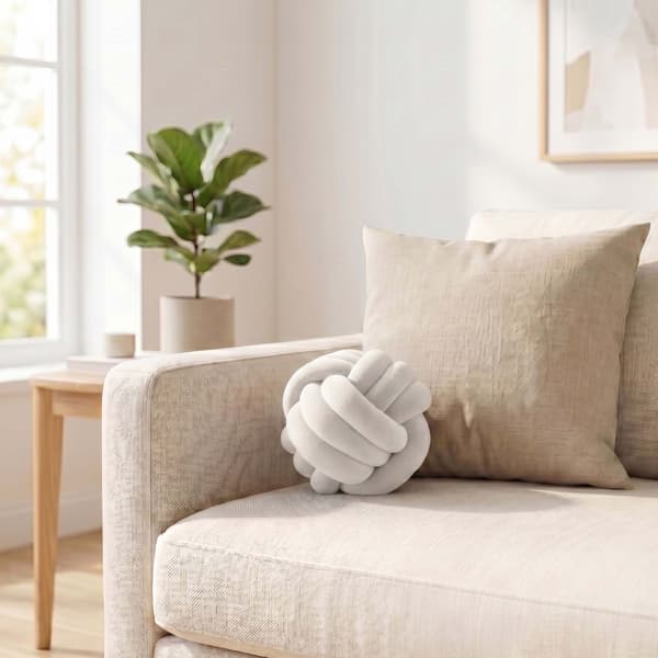Knot Pude, uldkugle til sofaen, Kodustaar