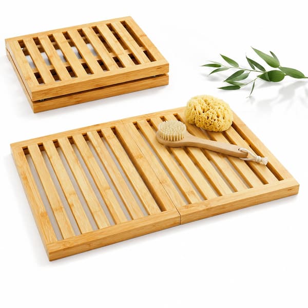 Badrumsmatta, bambu, natur, 59.5 x 39 cm, Kodustaar