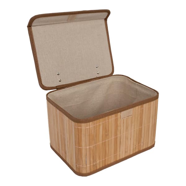 Korg 36x27x22 cm bambu med lock