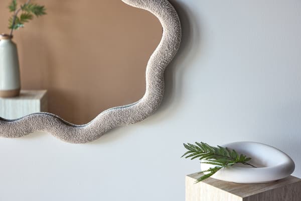 Spejl Kungsbacka 70x70 cm Beige