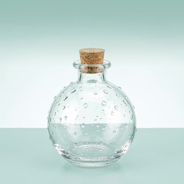 Glasflasker Sæt 10x9 cm Transparent Glas, Kodustaar
