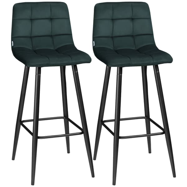 Barstolset, 42x47x105 cm, Grön, Stålram