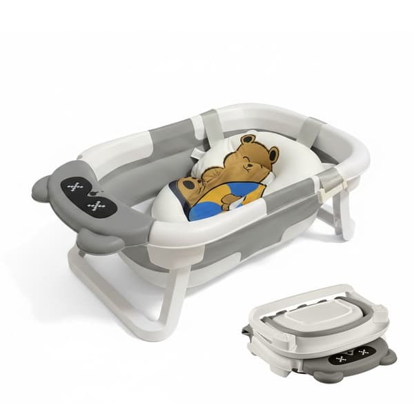 Hopfällbart babybadkar och kudde, Kodustaar