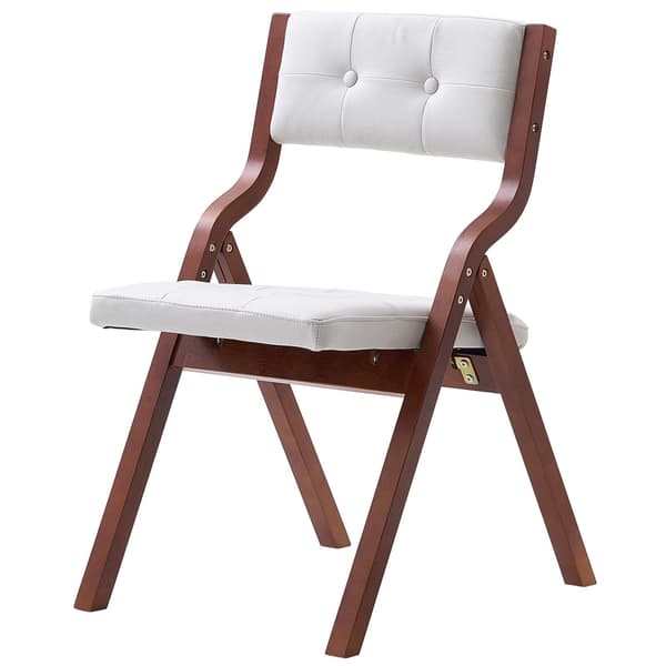 Fällstolsset, 4 delar, 57,5x48x80 cm, Vit, Trä
