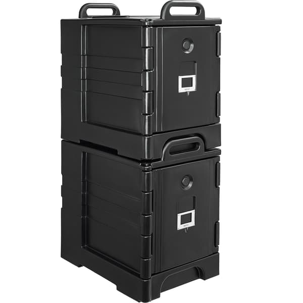 Isoleret madbeholder, 65x45x69 cm, stabelbar, catering opbevaring