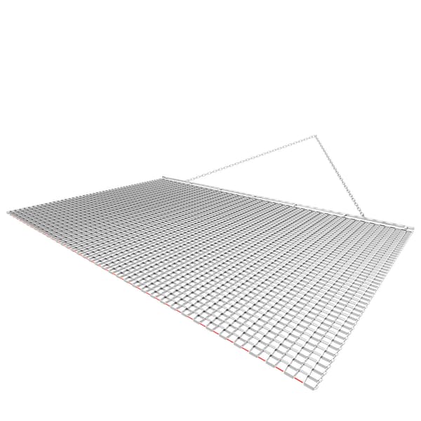 Trækharve 201x122x1 cm Galvaniseret Stål