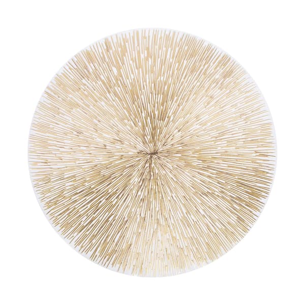 Bordskåner 38 cm Guld PVC