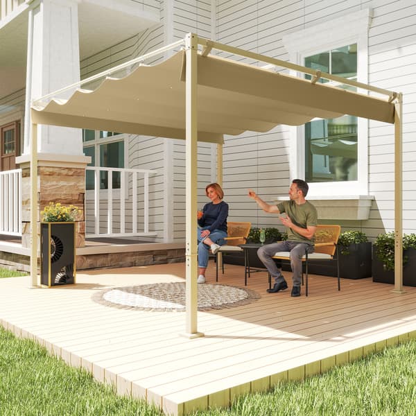 Pergola, 298x297x221 cm, Khaki, polyester