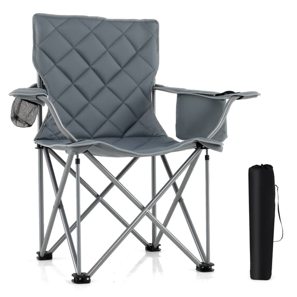 Campingstol, 96,5x54,6x101,6 cm, Grå, Fällbar , Star