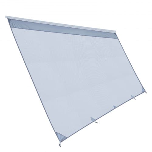 Markis Solskydd Nät 200x430 cm polyester mesh andningsbart