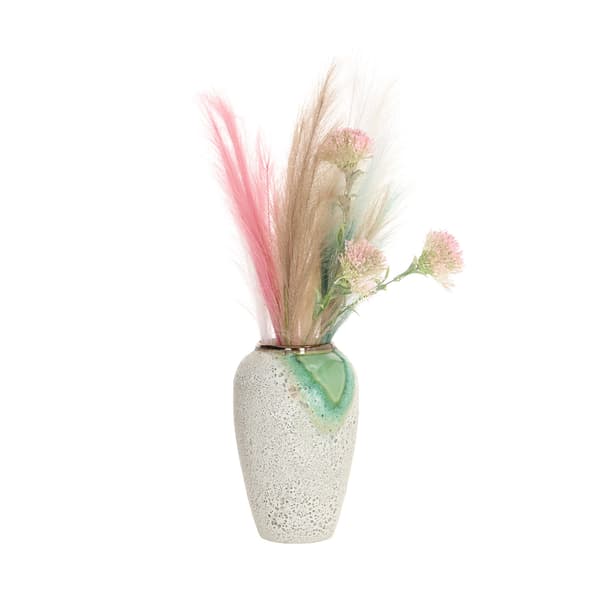 Kunstig blomst 65 cm gul plastik