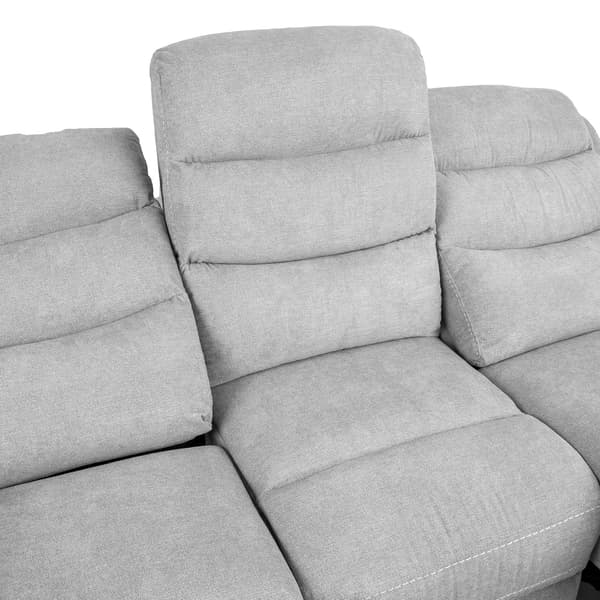 Lænestol Sofa MIMI 208x93x102 cm Lys Grå Stof