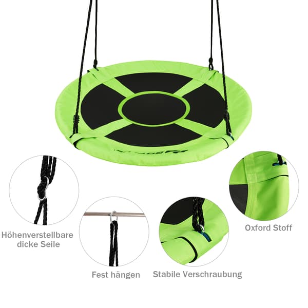Havegynge, 100 cm, Grøn - materiale: stålrør, oxford , Star