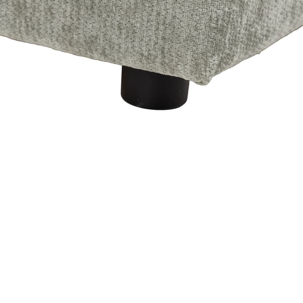 Hörnbäddsoffa INGA 217x160x88 cm Ljusgrönt tyg
