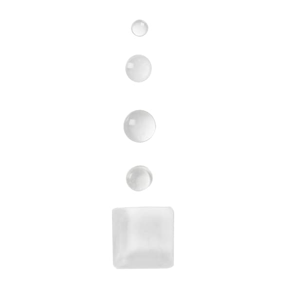 Självhäftande gummibuffertar, 222x, silikon, transparent, Kodustaar