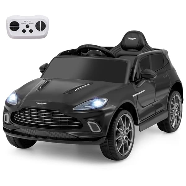 Elektrisk kørelegetøj Aston Martin 105x62x52 cm sort