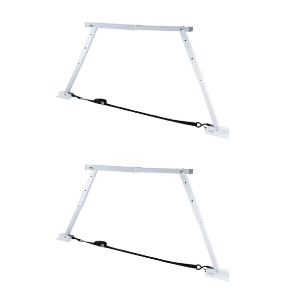Husvagnsstabilisator, 137,5x111x71,1 cm, Silver, Fällbar
